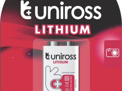 Uniross 6AM6/9V Lithium Battery