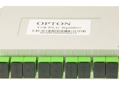 Opton PLC Fiber Splitter Cassette 1×8 SC/APC