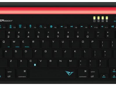 Alcatroz XPLORER DOCK1BT Bluetooth Keyboard & Tablet Dock Black