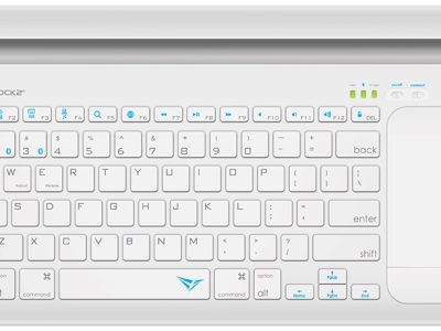 Alcatroz XPLORER DOCK2BT BT Keyboard-Touchpad Dock White-Grey