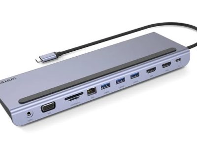 Unitek USB-C Hub USB3.0 PD/2xHDMI/RJ45/SD/VGA/Audio D1022B