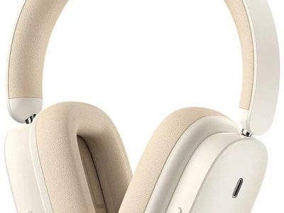 Baseus Bowie H1 Noise Cancelling Wireless Headphones White