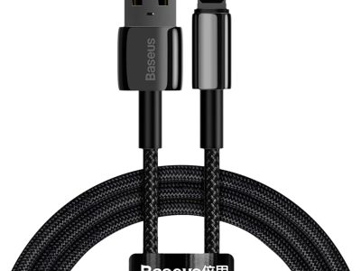 Baseus Cable Lightning to USB-A Tungsten Gold 1.0m Black