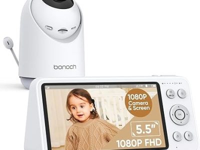 Bonoch Baby Monitor and Camera 5,5inch 1080P with Local Storage BBM04
