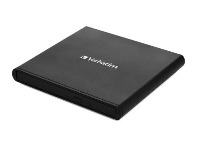 Verbatim External Slimline CD/DVD Writer USB 2.0 Black