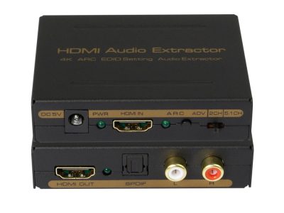 DigitMX DMX-CHHS3 HDMI TO HDMI+Audio (SPDIF+2RCA) Converter 4K