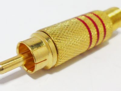 DigitMX DMX-RCAR RCA Plug Gold Red