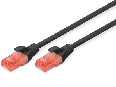 Digitus Ethernet Cable CAT6 Black CU 0.5m