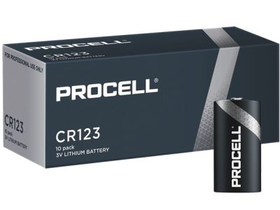 Duracell Procell Industrial CR123A Batteries Box of 10pcs