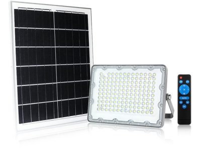 GBC ON LED PRO 100 Solar LED Floodlight with Panel and Battery 100W