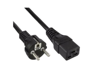 GBC Power Cable Scuko to VDE C19 Socket 1.8m