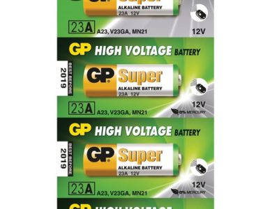 GP HighVoltage Alkaline Battery 23AE 12V (5pk) 656.007UK
