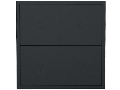 HDL Panel Smart Tile Series 8 Button Ash Grey
