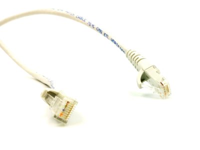 Kuwes Patch Cable CAT6 Pure Copper Grey 0.25m