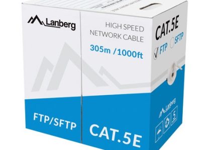 Lanberg CAT5e FTP CU Cable 305m Grey LCF5-11CU-0305-S