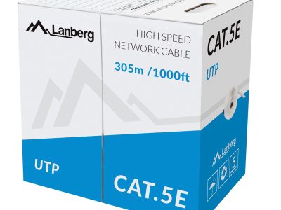 Lanberg LCU5-10CC CAT5E UTP CCA Cable 305m Grey