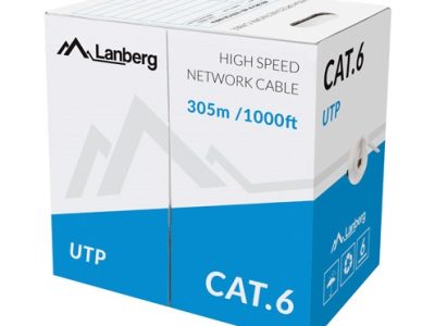 Lanberg LCU6-10CC CAT6 UTP CCA Cable 305m Grey