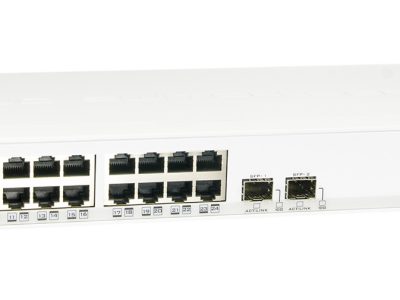 MikroTik SW 24-Port Gigabit Ethernet Smart Switch with 2 x SFP+ R/M CSS326-24G