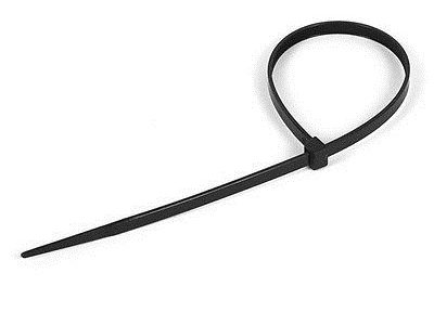 Mercury Cable Ties 4.8x200mm Black 782.027UK