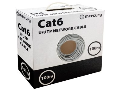 Mercury Cat6 UTP CU Ethernet Cable 100m 808.030UK