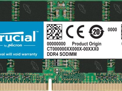 Crucial RAM SODIMM DDR4 3200MHz 8GB Laptop/NUC CT8G4SFRA32A