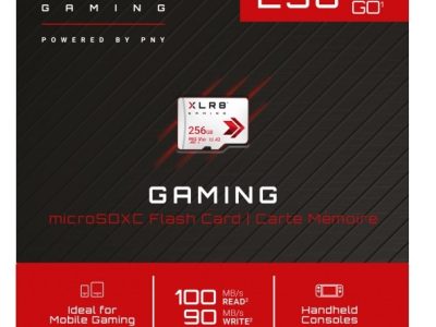 PNY XLR8 256GB Gaming Class 10 U3 V30 SD Card