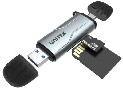Unitek Card Reader USB-A/C 3.0 to Micro SD/SD R1010A