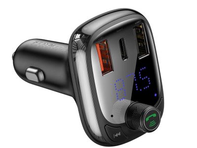 Baseus Car FM Transmitter-Charger USB/BT/SD S13