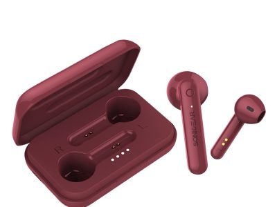 SonicGear EarPump TWS3+  BT Earphones Maroon