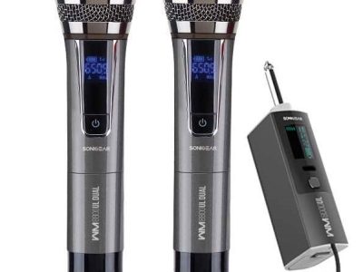 SonicGear WM 8800 UL DUAL 2 Wireless Microphones with receiver