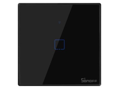 Sonoff T3 UK 1C WiFi Smart Wall Touch Switch Black