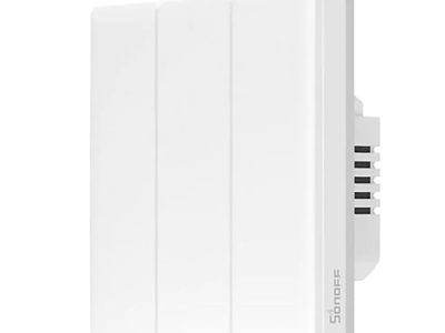 Sonoff T53C-WiFi Smart Wall Touch Switch 3-Button White