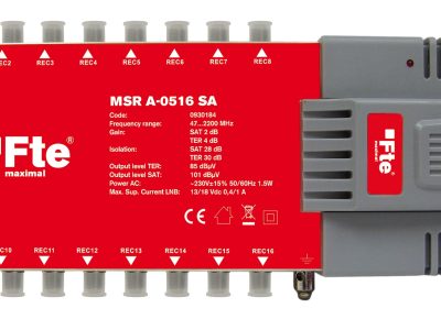 FTE MSRA0908 9/8 Active Sat/Ter Multiswitch