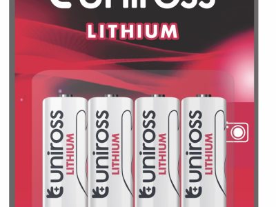 Uniross AA Lithium Batteries (4pack)
