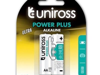 Uniross AA Power Plus Alkaline Batteries 2 Pcs