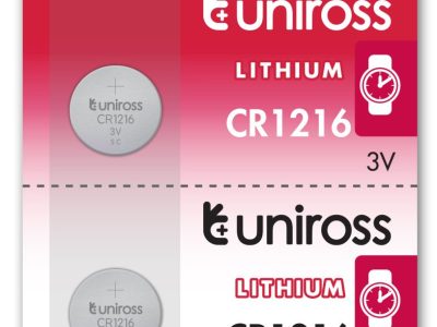 Uniross CR1216 Button Cell Lithium Battery (5pack)