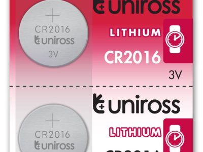 Uniross CR2016 Button Cell Lithium Battery (5pack)