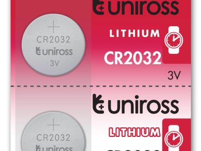 Uniross CR2032 Button Cell Lithium Battery (5pack)