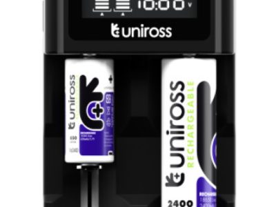 Uniross UCX004 Smart Charger Compact with LCD Screen