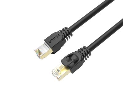 Unitek C1813EBK CAT7 SSTP Pure Copper Ethernet Cable 10.0m Black