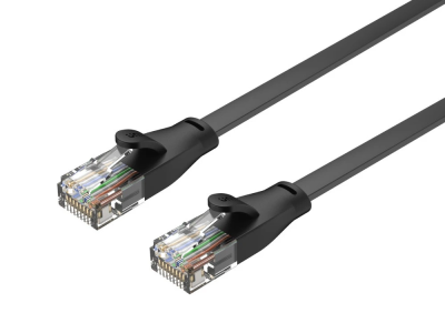 Unitek C1813GBK Flat Patch Cable CAT6 10m Black