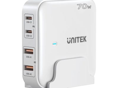 Unitek Charge Desktop 70W 4in1 GaN Charger White P1228AWH