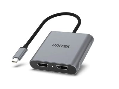 Unitek Converter USB-C to HDMI Dual 4K 60Hz MST V1404B