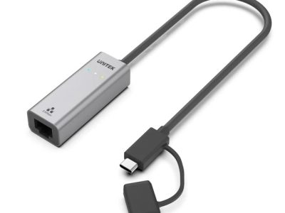 Unitek Converter USB-C to LAN 2.5Gb Ethernet+USB-A U1313C