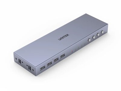 Unitek KVM HDMI Switch 4-1 with 4-Port USB Hub V306A