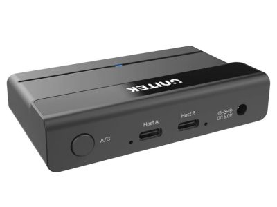 Unitek KVM USB-C 2-Port Switch with 4-Port USB Hub H1310A