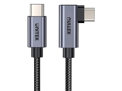 Unitek MC USB-C Cable PD100W L-Shape 1.0m C14123BK-1M