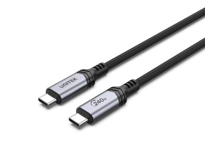 Unitek MC USB-C Cable PD240W USB3.1 E-Marker 2.0m C14110GY-2M