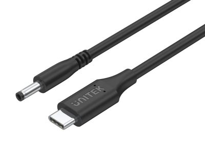 Unitek UCL USB-C to DC Cable 1.8m 65W for Lenovo 4.0×1.7mm C14118BK