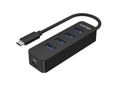 Unitek USB-C Hub 4xUSB-A with USB-C Power Port H1117B